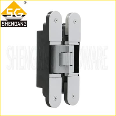 180 degree zinc alloy 3d adjustable invisible hinge